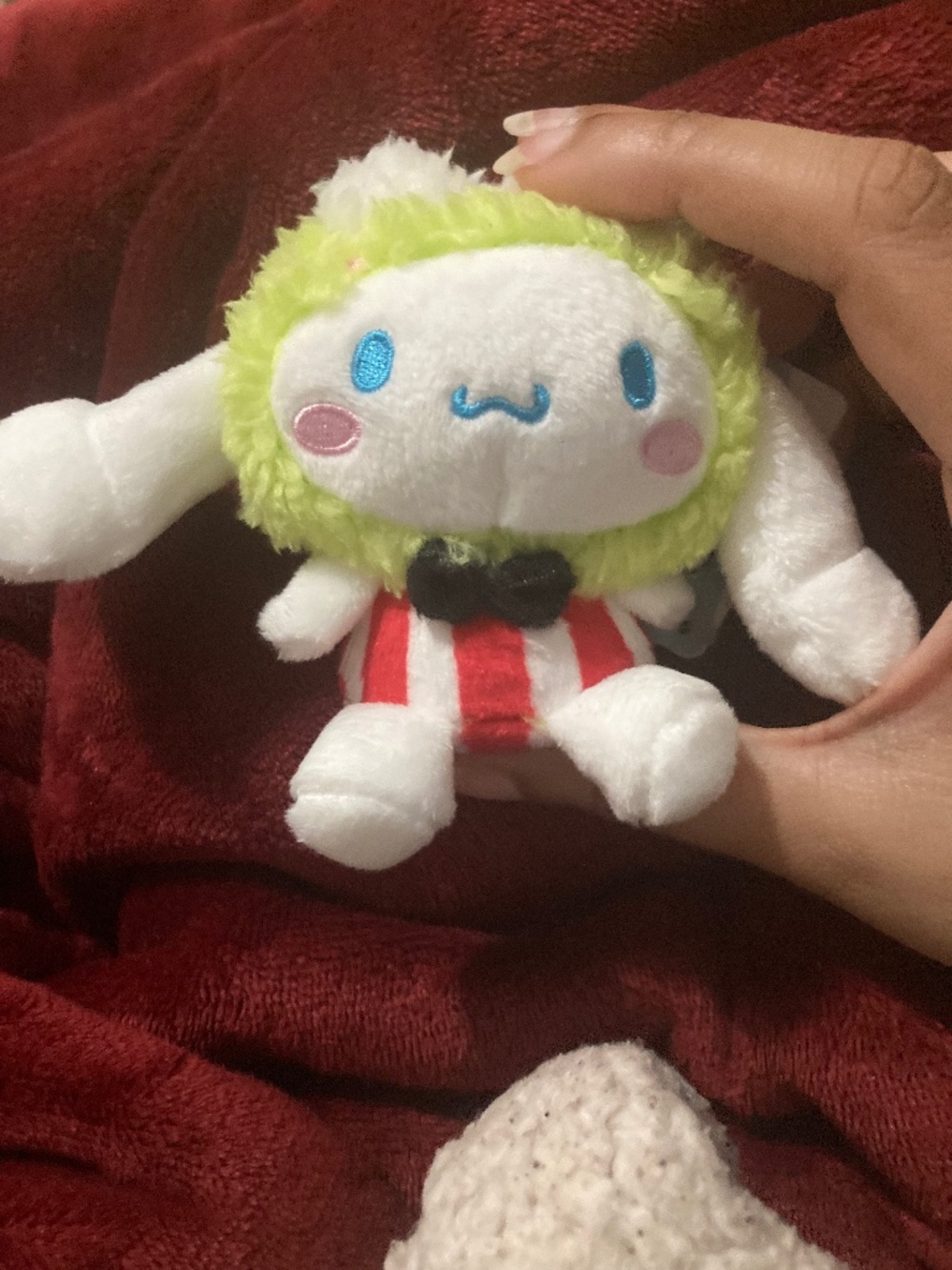 3.4in cinnamoroll costume keroppi red plush